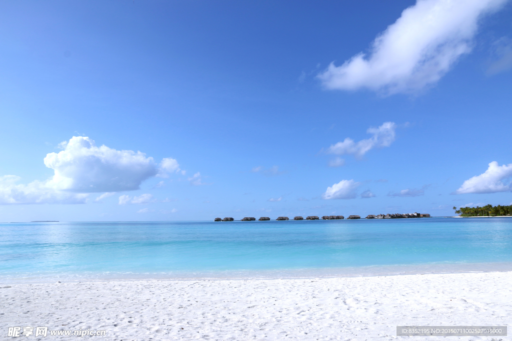 马尔代夫 海上建筑 风景