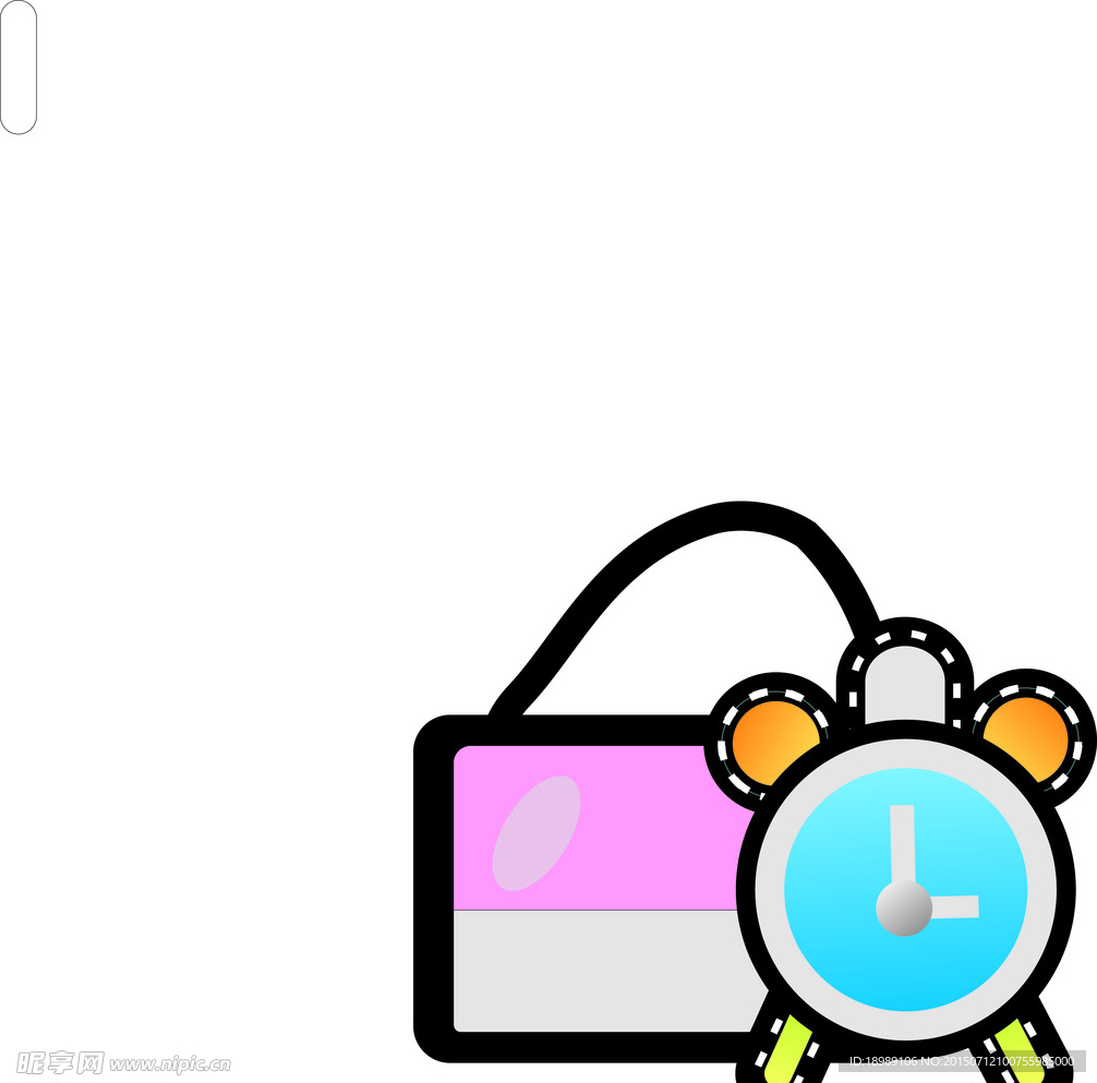 卡通闹钟