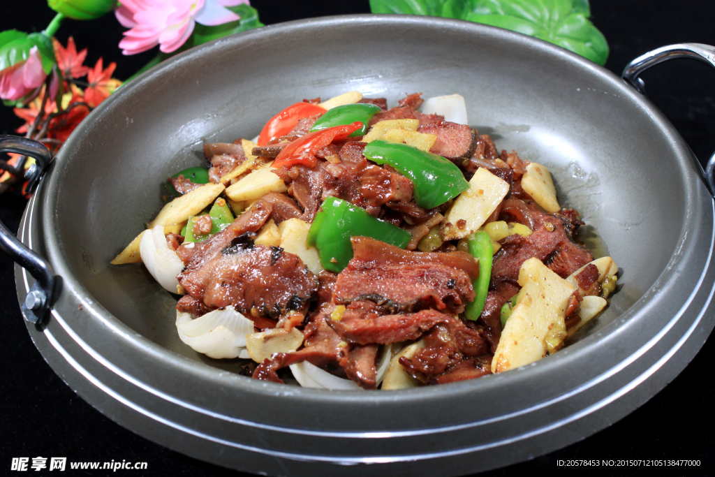 干锅驴头肉