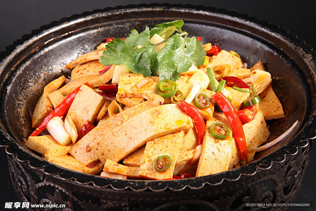 干锅豆腐
