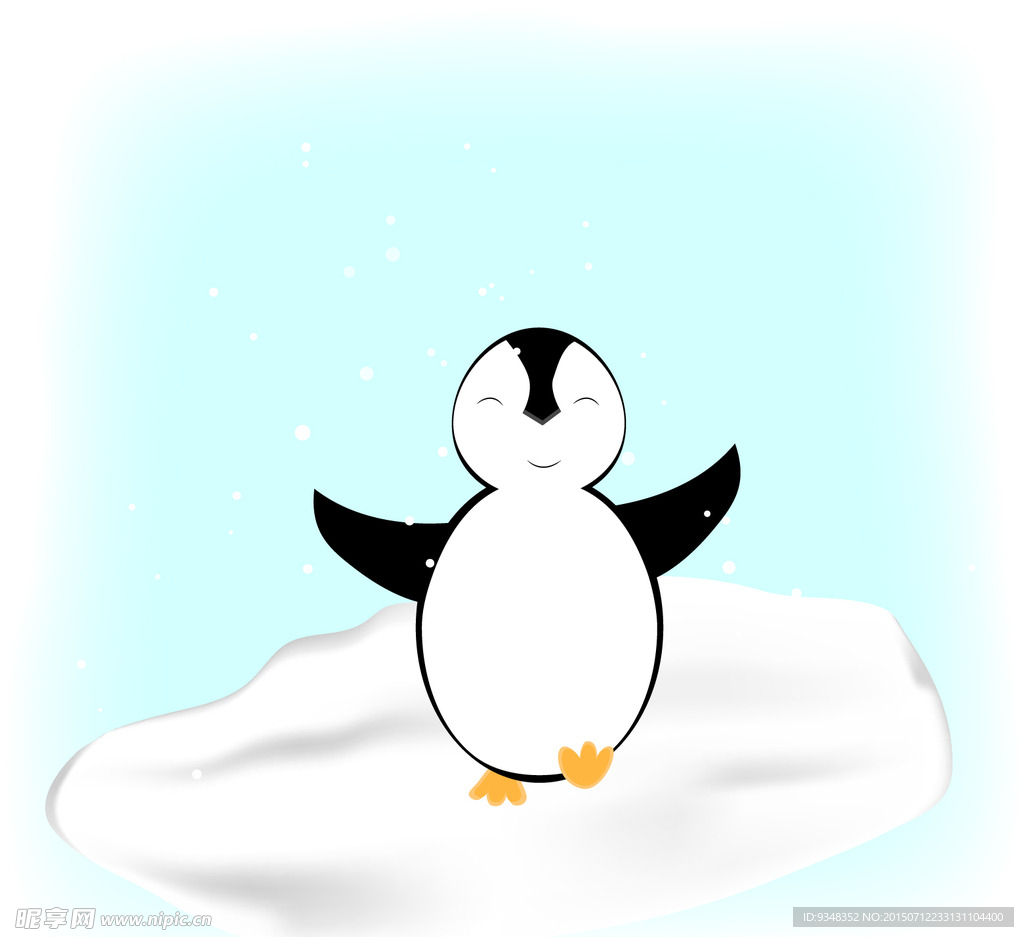 雪地企鹅