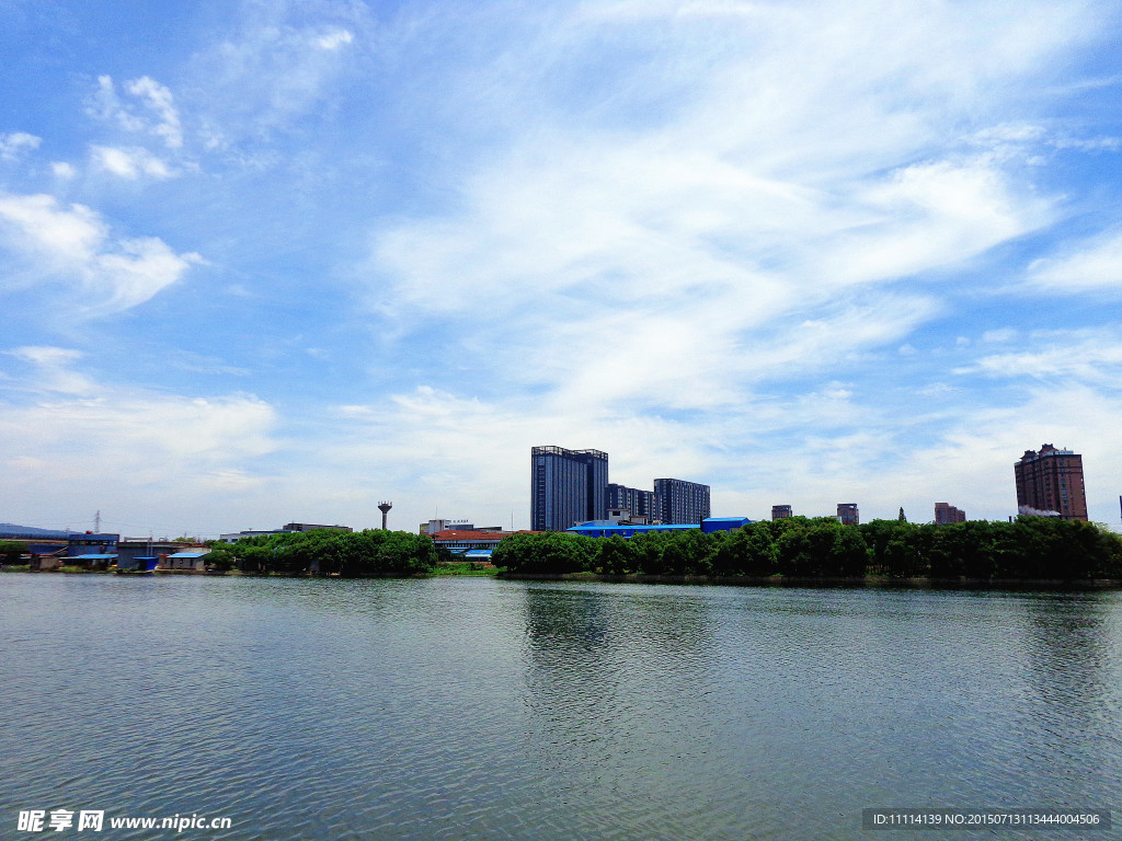 绍兴钱清西小江畔风景