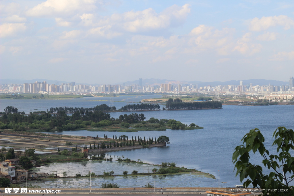 昆明城区远景