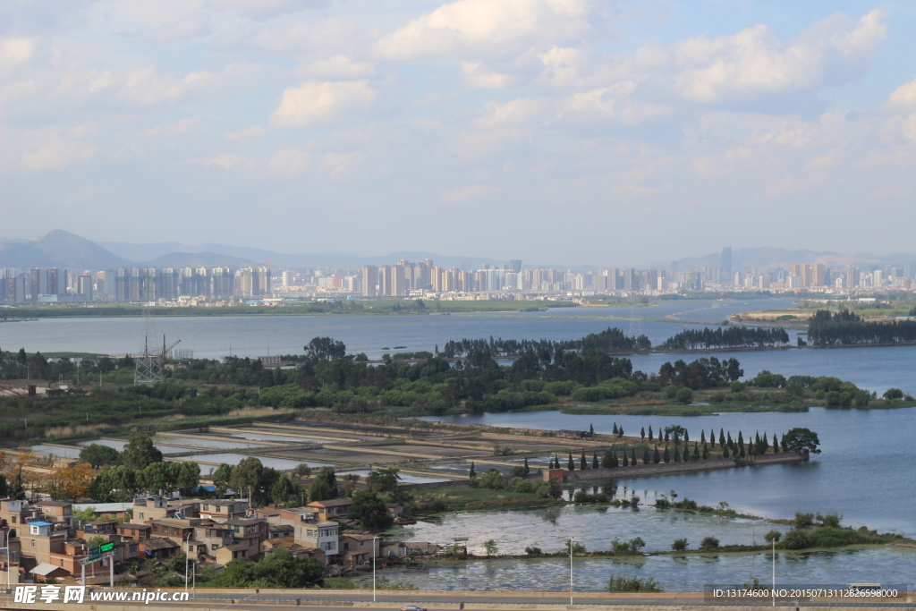 昆明城区远景