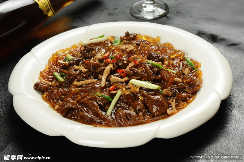 肉丝黄磨炒粉