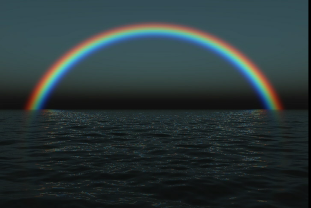 海浪彩虹