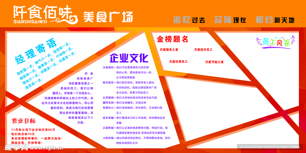 不规则展板