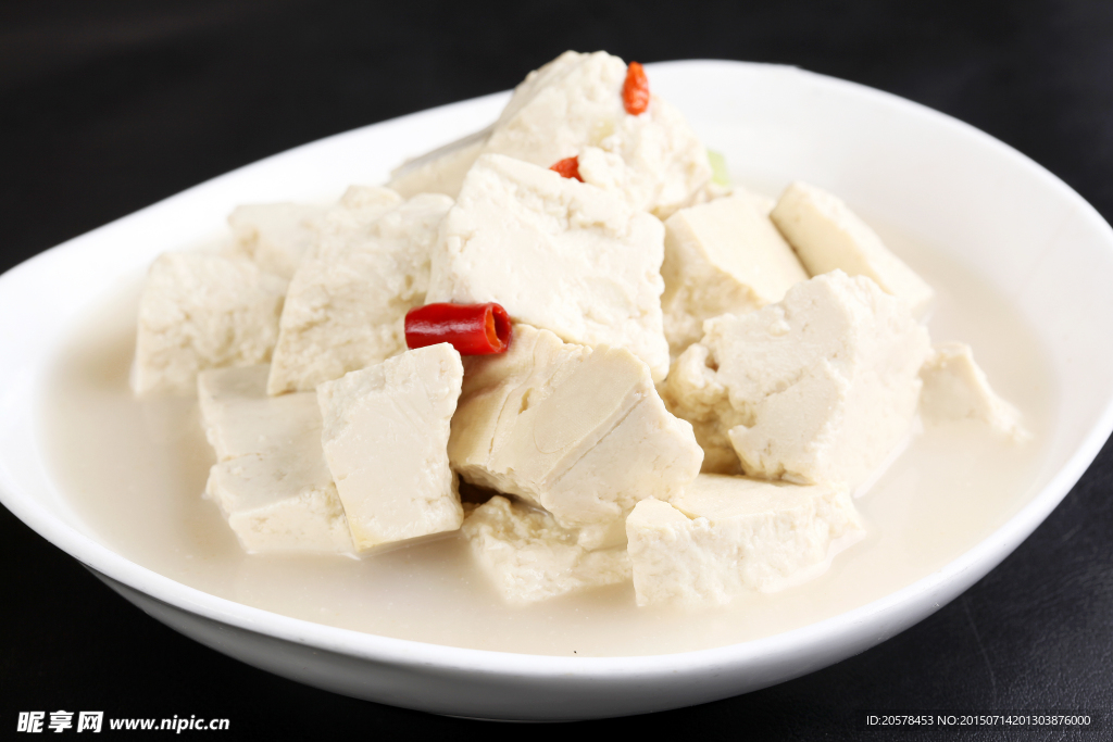 高汤手掐豆腐