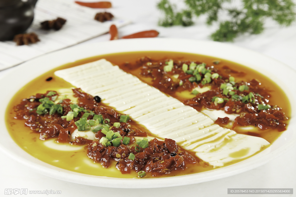 金红过桥香豆腐