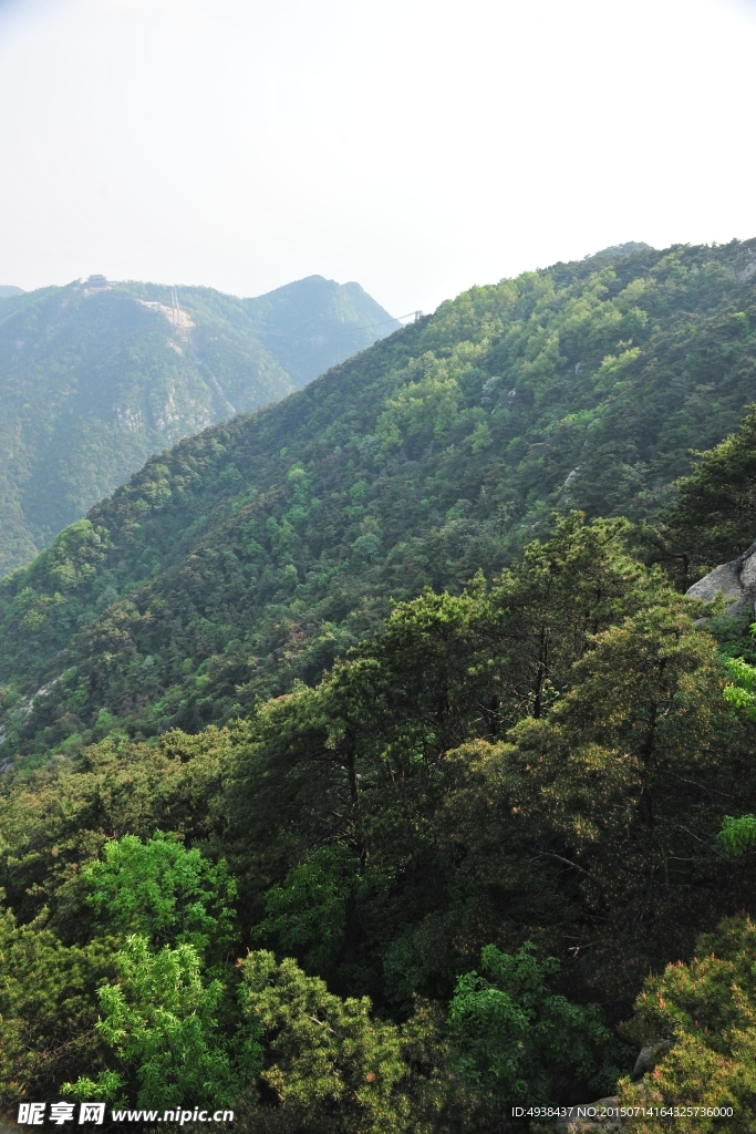 山区风景 山谷