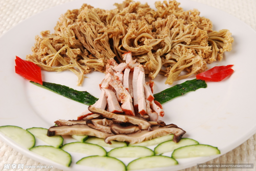 菜花干炒肉丝