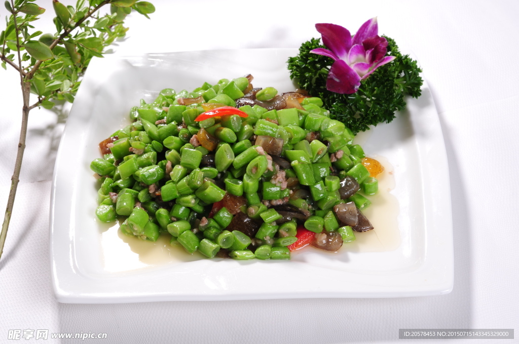 刀豆炒海参