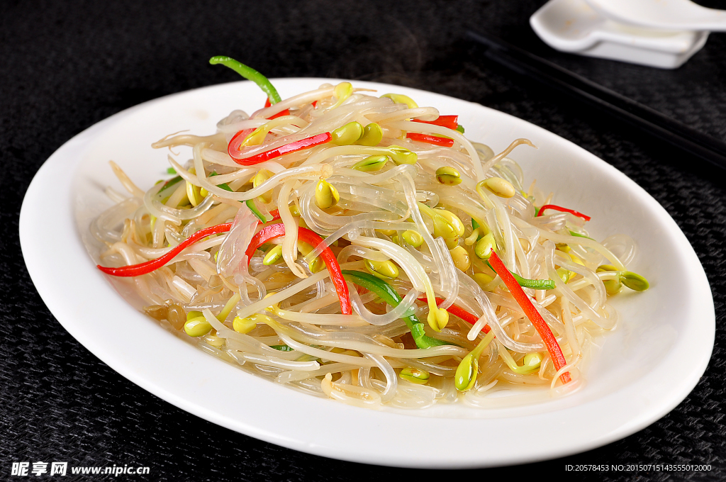 豆芽炒粉条