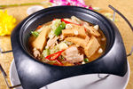干锅花肉白菜豆腐