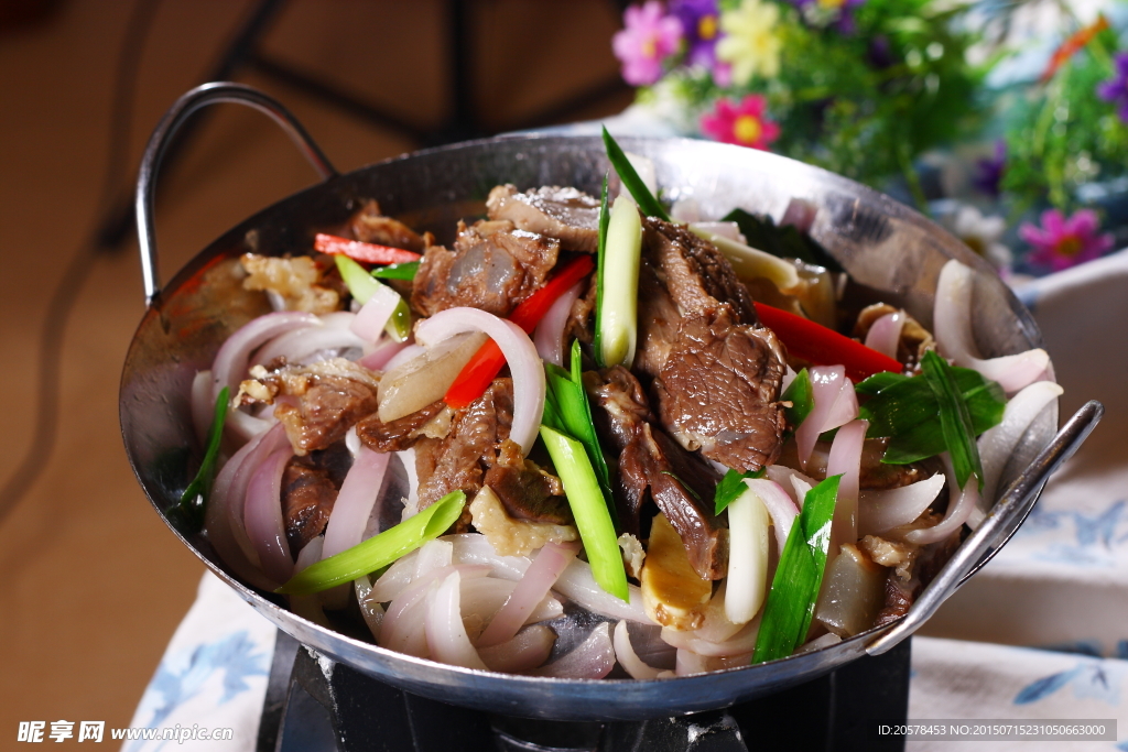 干锅黄牛肉