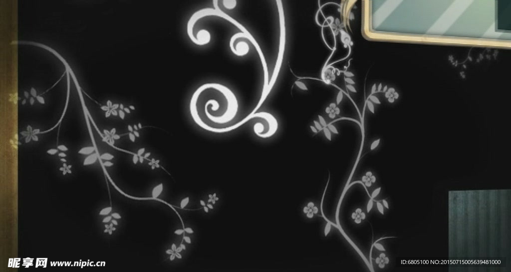 生长花纹