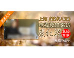电视采访易经专家网页海报广告