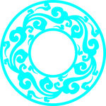 祥云花纹图案