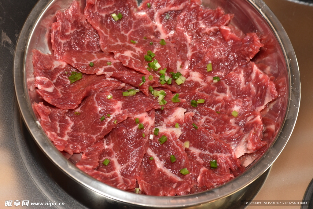 雪花牛排肉