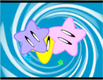 卡通旋转的五角星flash动画