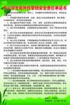 中小学生托管班责任承诺书展板