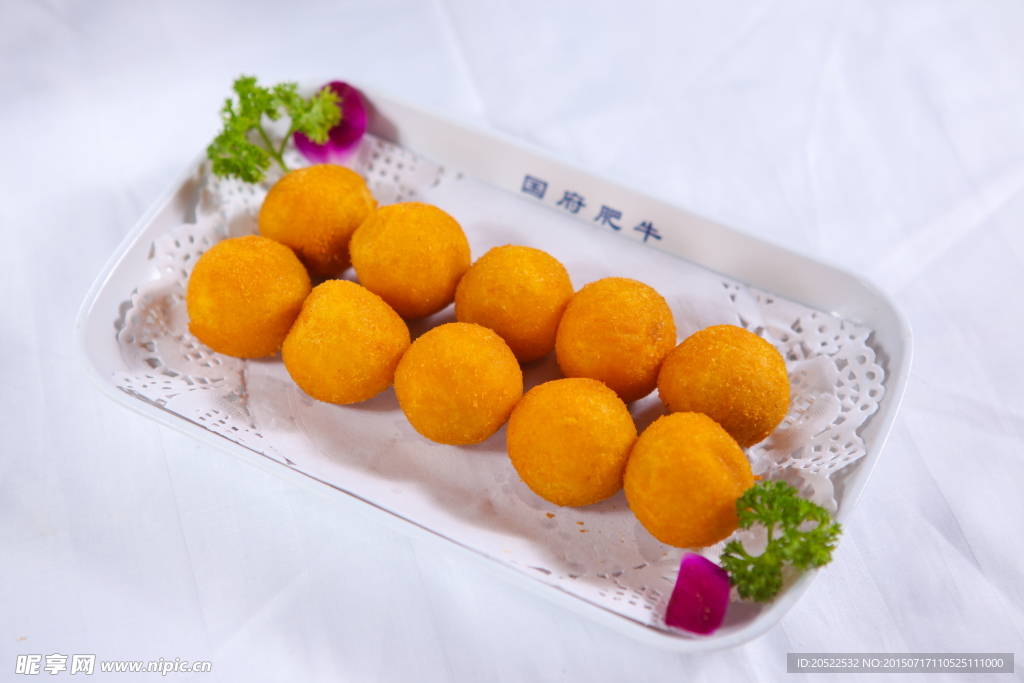 油炸紫薯丸子