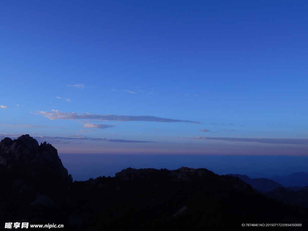 黄山日出