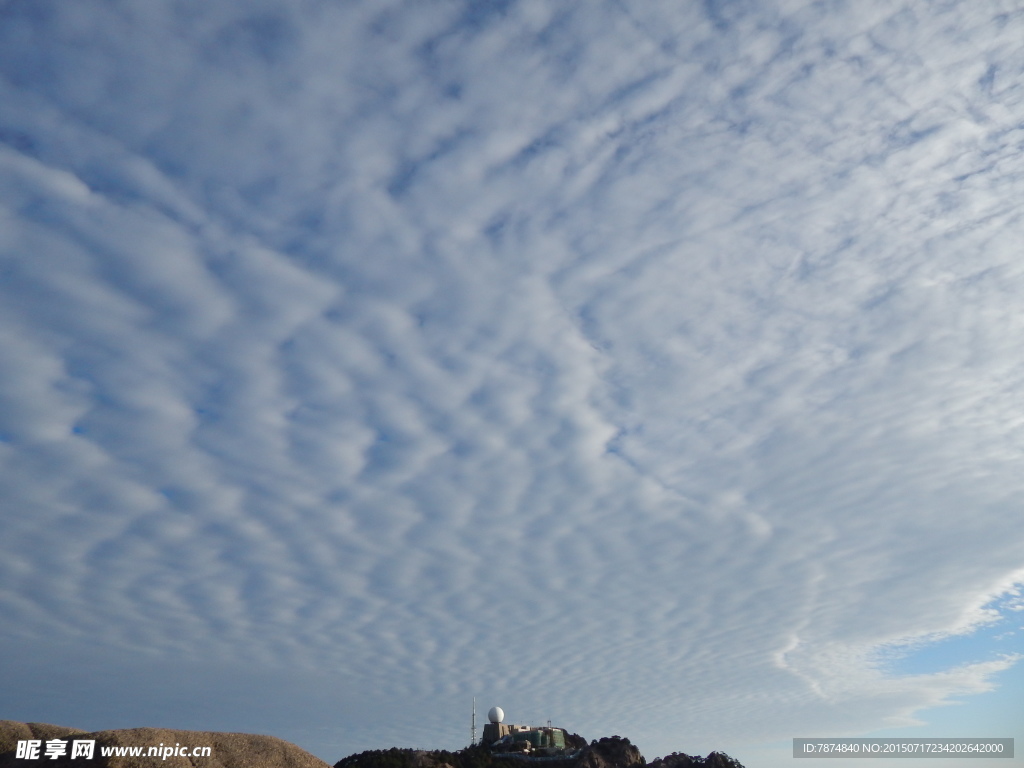黄山的天空
