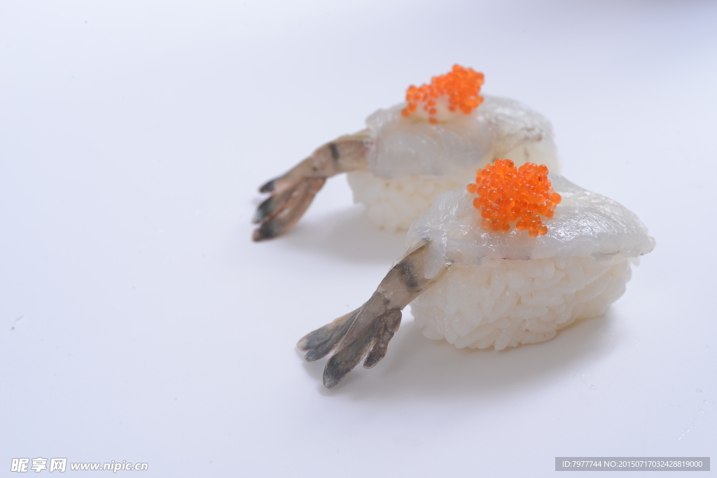 鲜虾鱼籽寿司 手握寿司