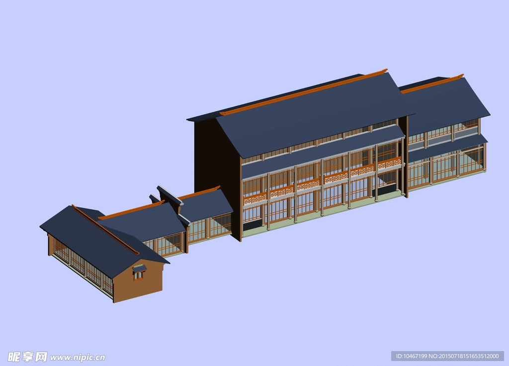 古建 3D 模型