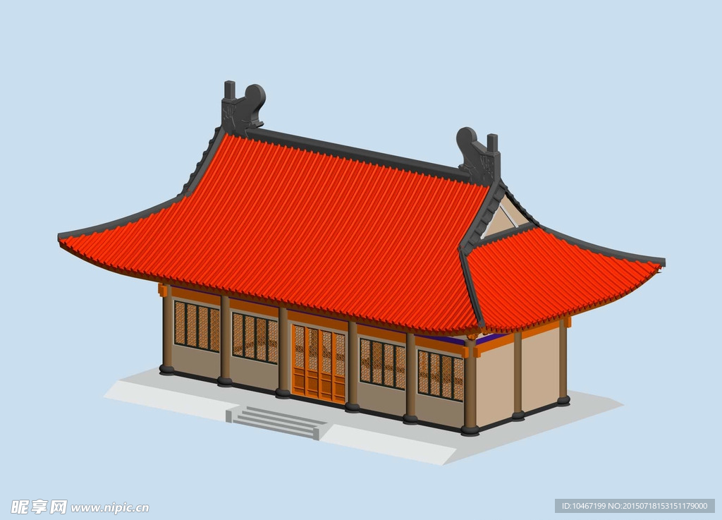 古建 3D 模型