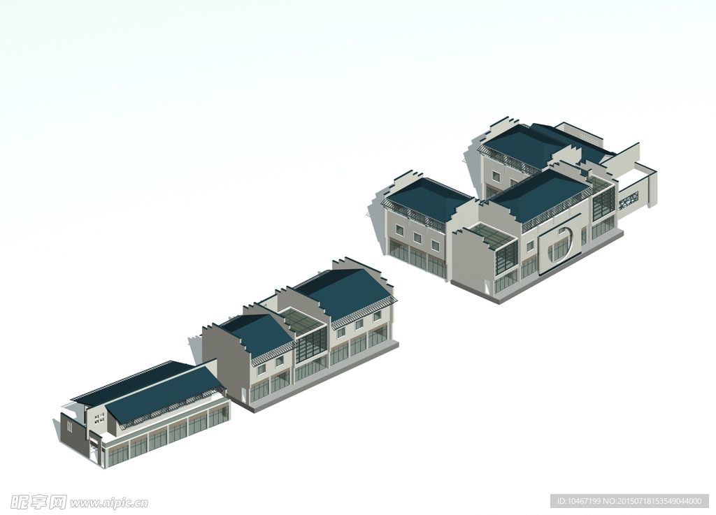 古建 3D 模型