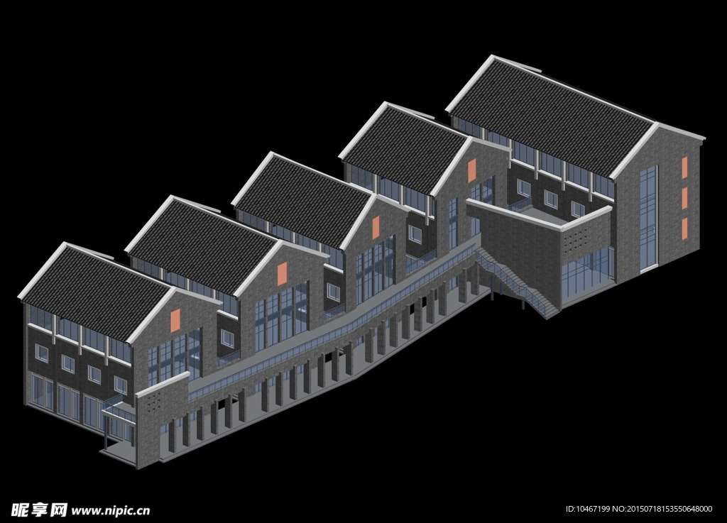 古建 3D 模型