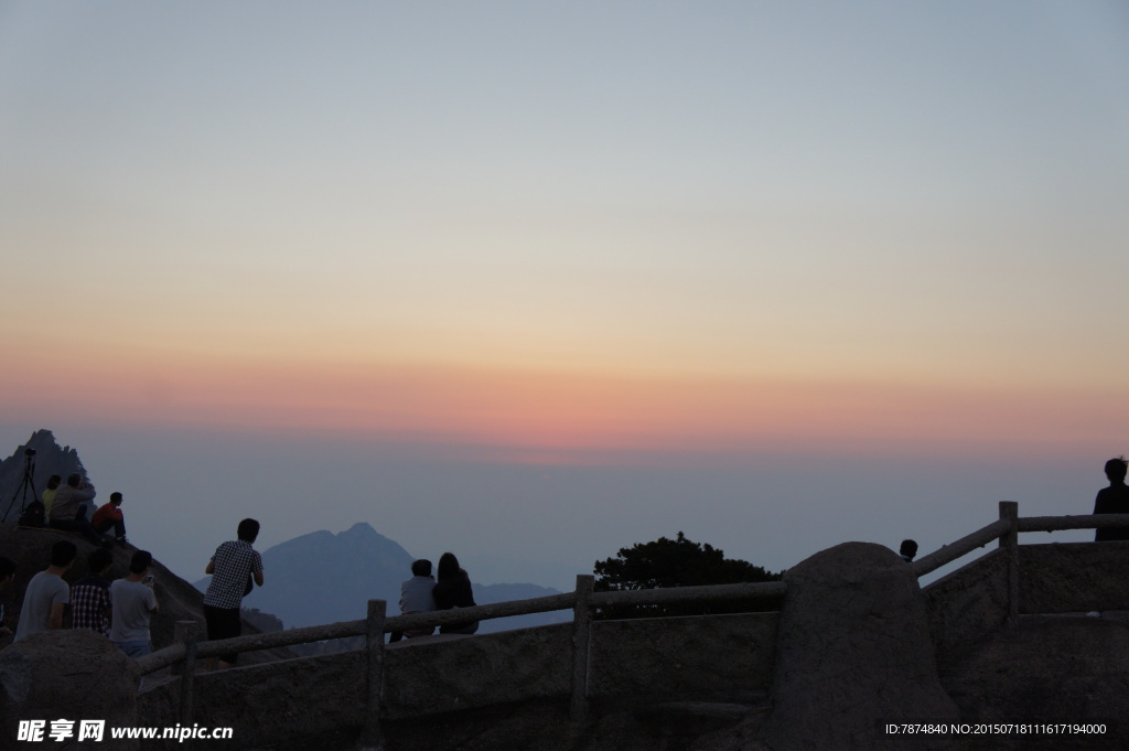 黄山日出