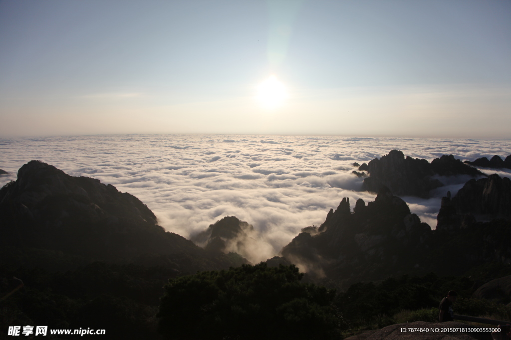 黄山日出