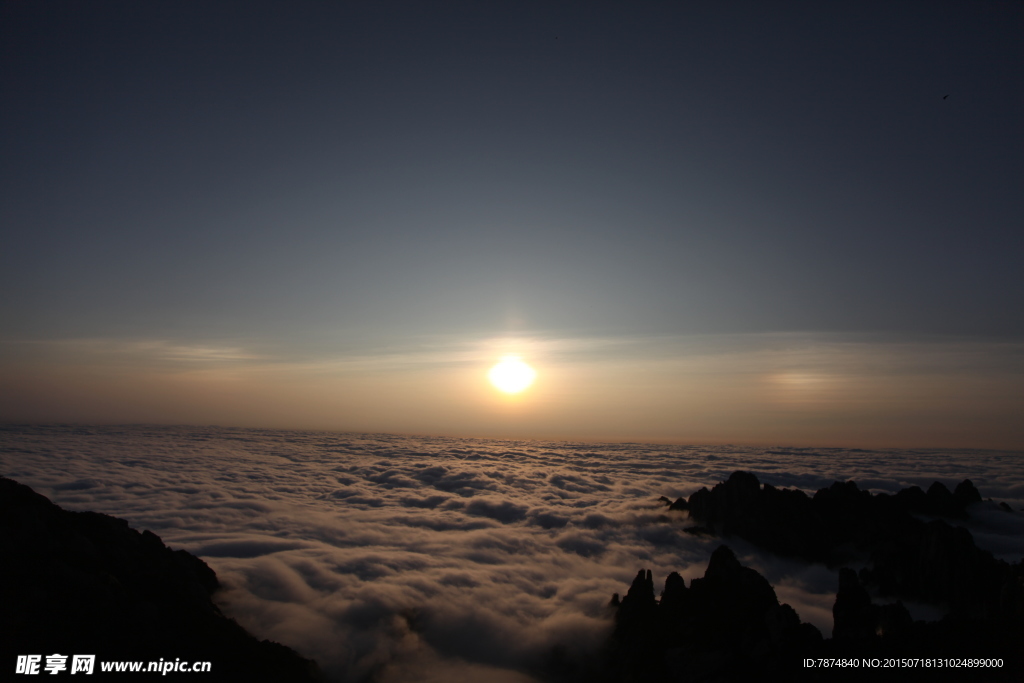 黄山日出