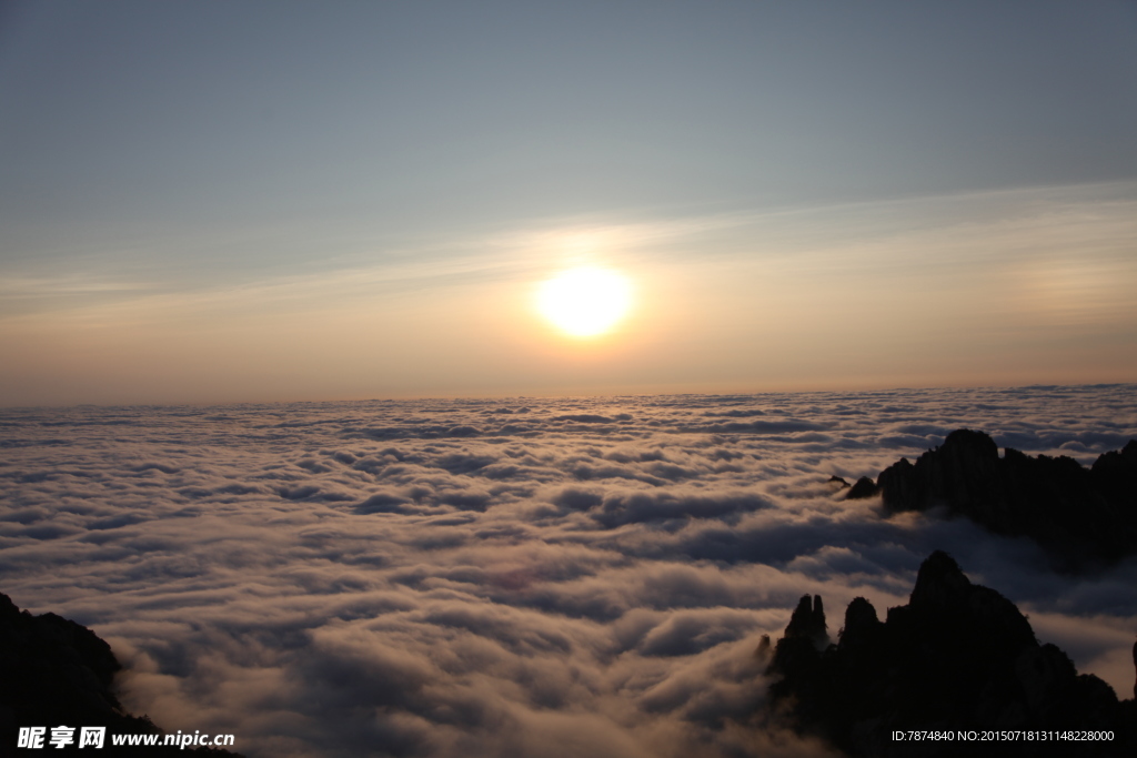 黄山日出