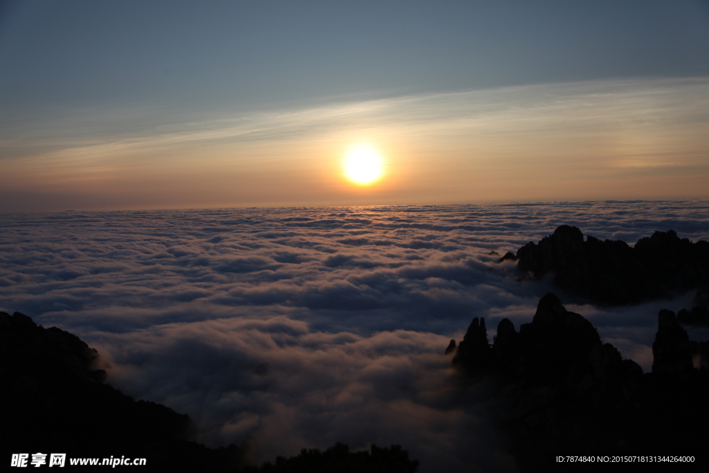 黄山日出