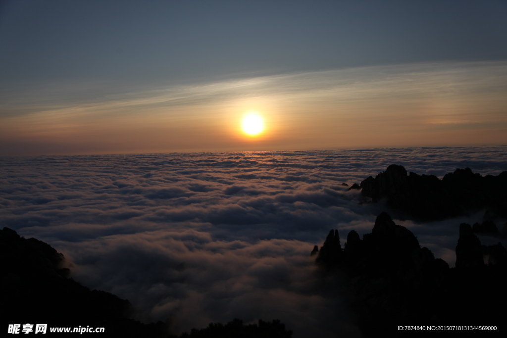 黄山日出