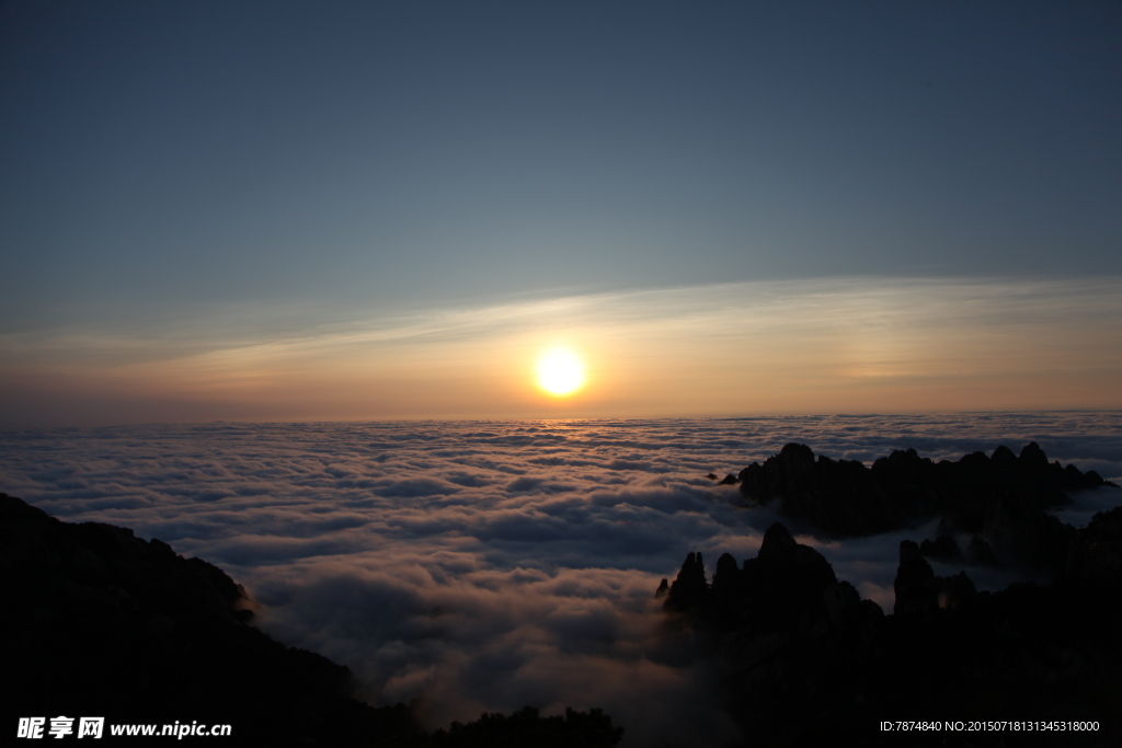 黄山日出