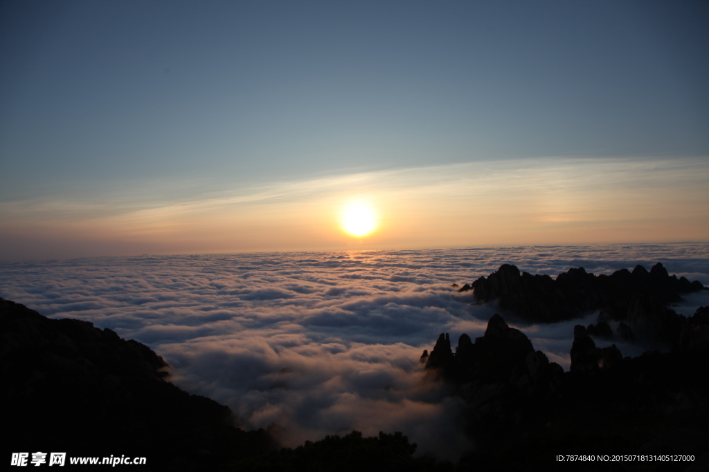 黄山日出