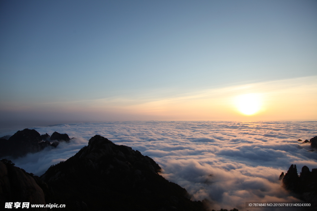 黄山日出