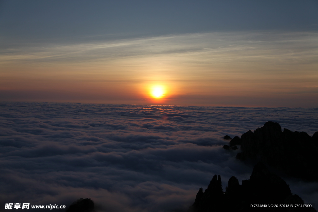 黄山日出