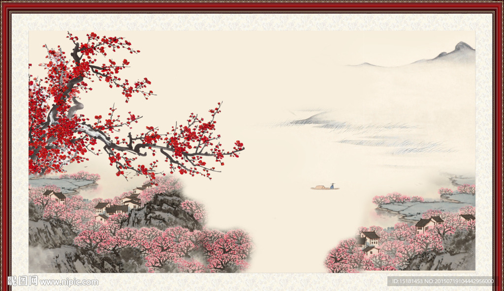 梅花装饰画