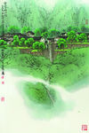 云雾锁山村