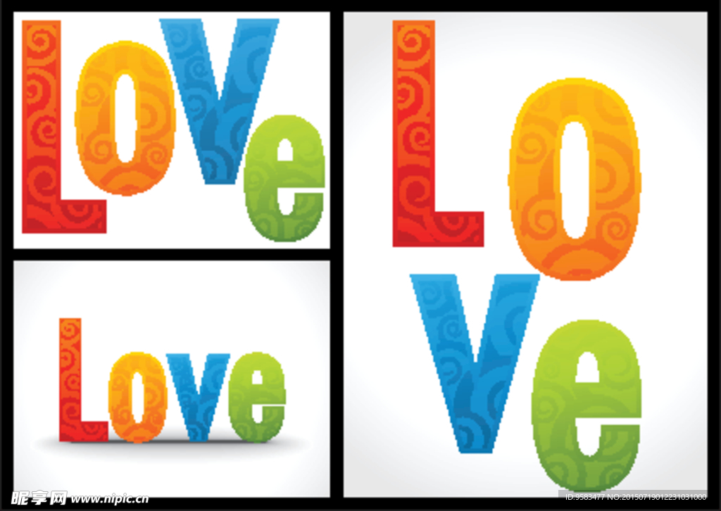 LOVE矢量图