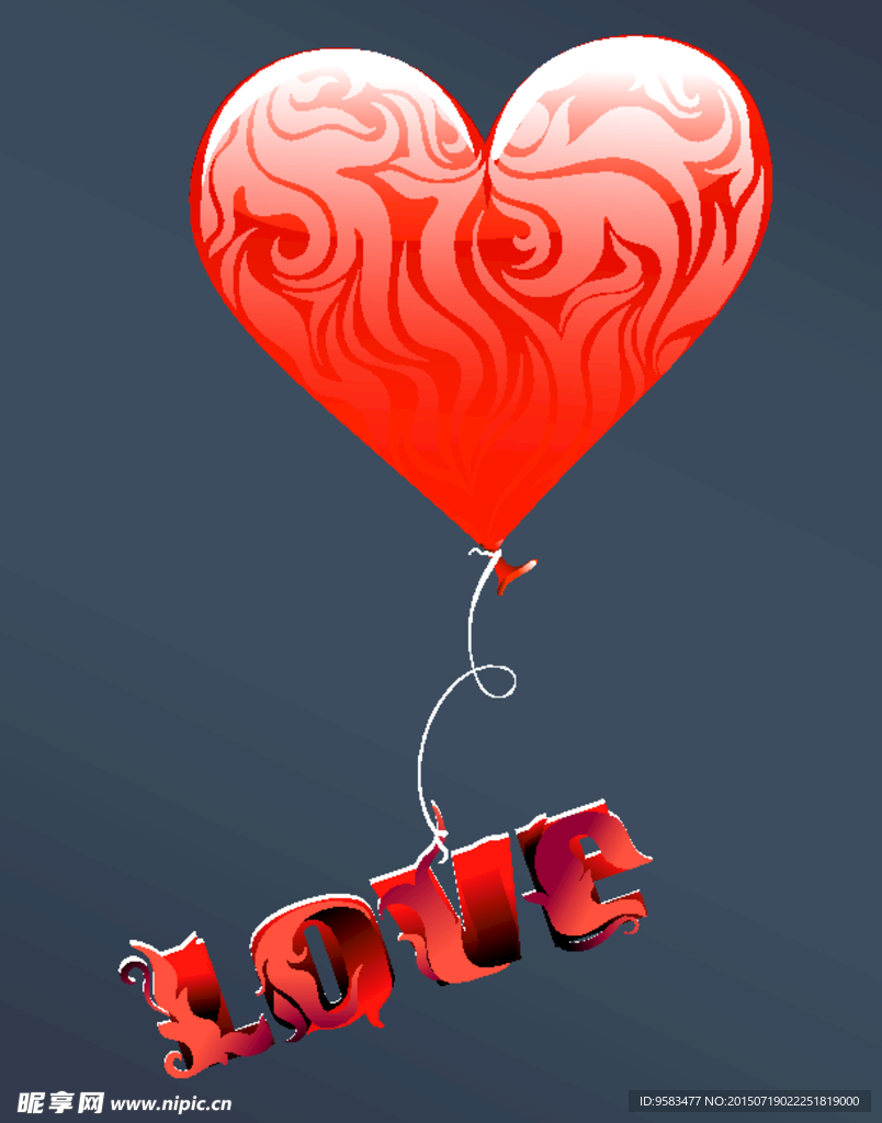 心形LOVE矢量