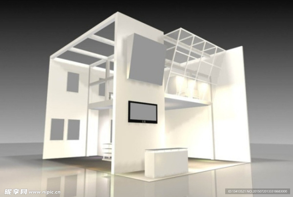 商业展厅3D模型