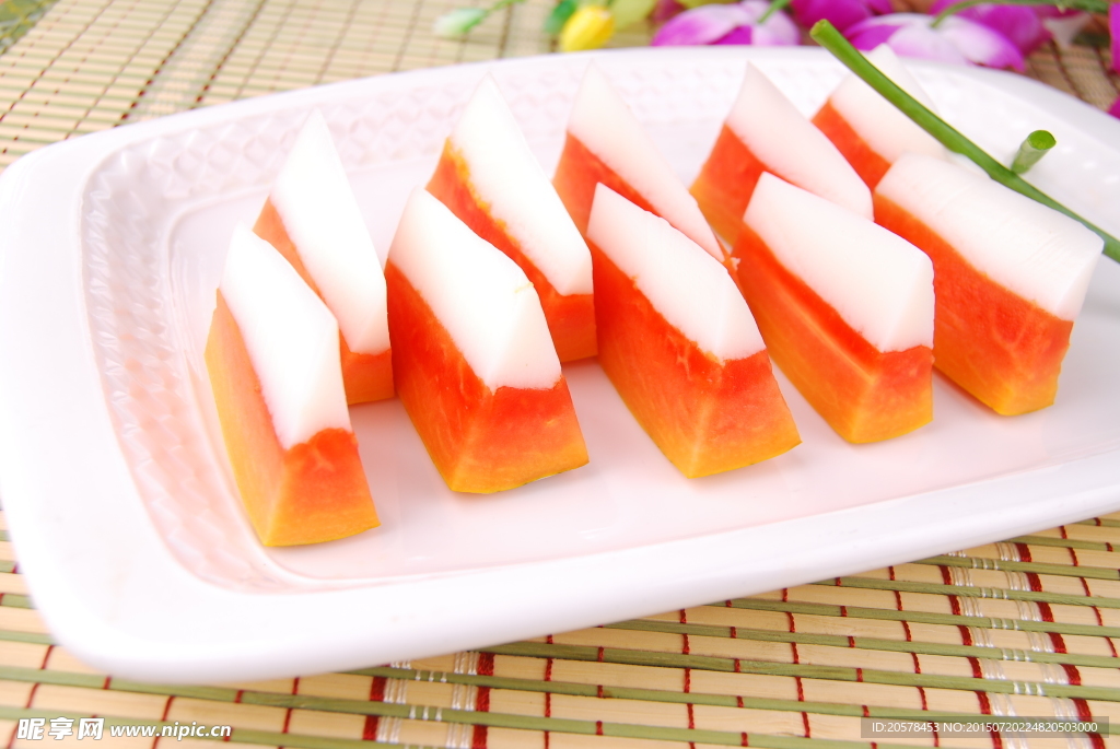 杏汁木瓜