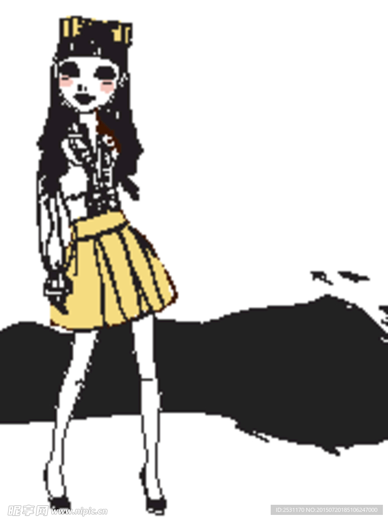 卡通女孩